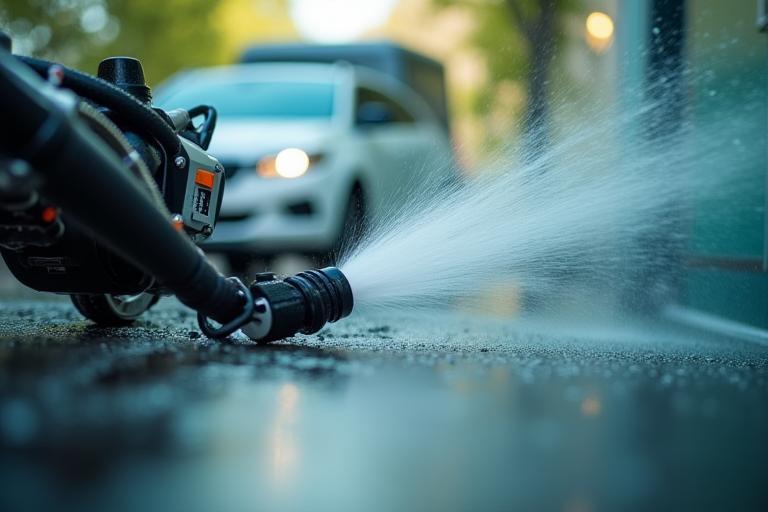 Water-saving equipment in action